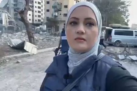 بانوی خبرنگار فلسطینی از رفح می‌گوید